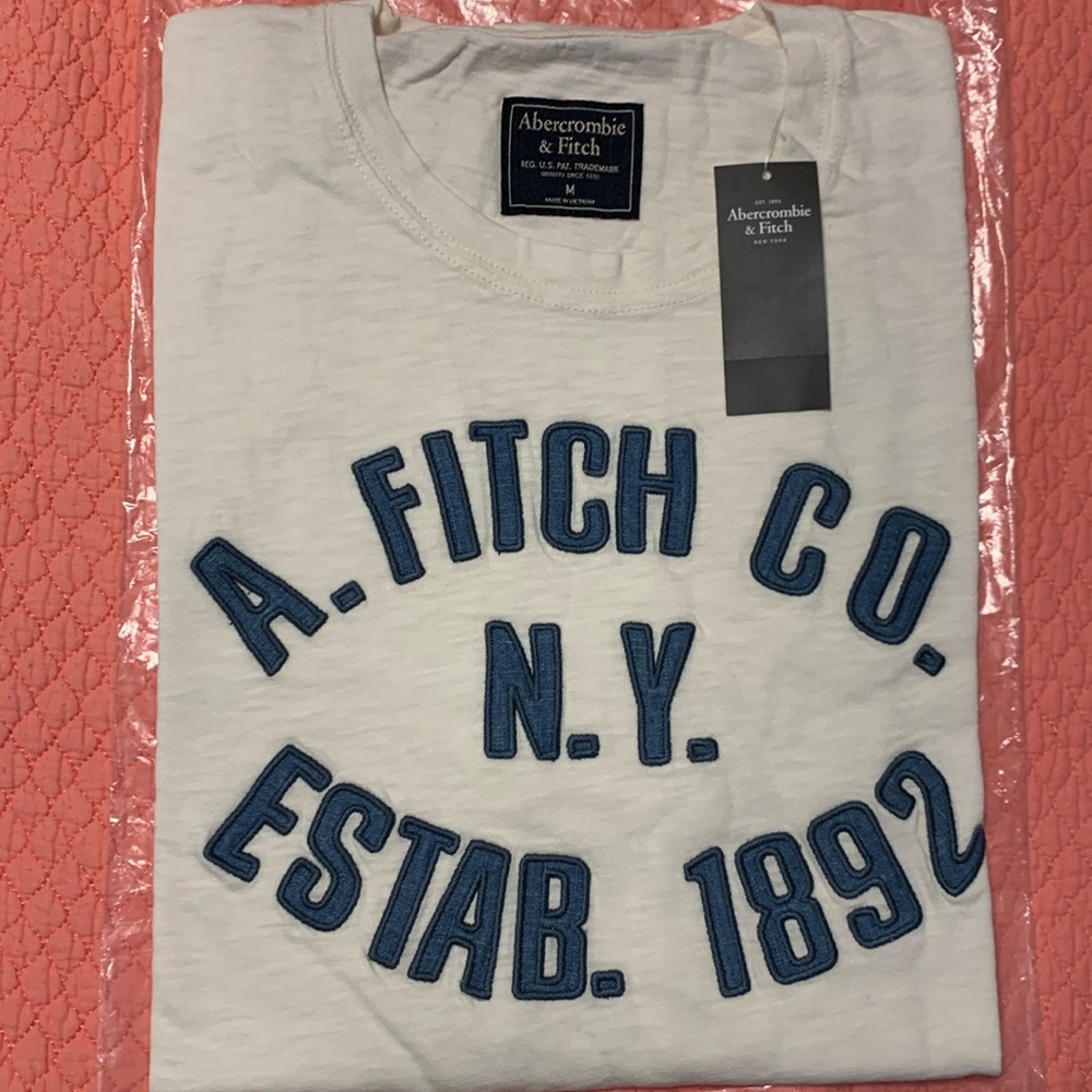 Vintage Abercrombie & Fitch Embroidered Logo Tee